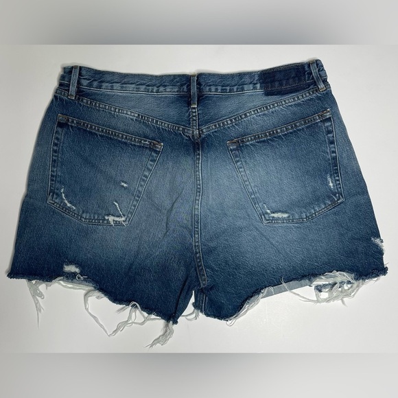 FRAME Denim Cutoff Denim Shorts size 34 in Northville Rips - Picture 8 of 9